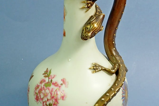 Worcester Jug with Serpent Handle