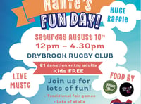 Fundraising funday heading to Drybrook Rugby Club for young Hallie