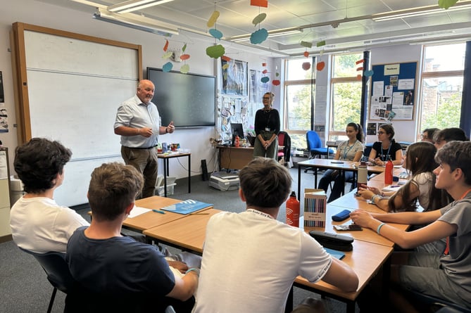 MS Peter Fox at the Celtic English Academy