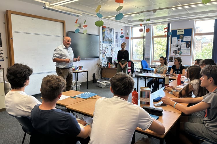 MS Peter Fox at the Celtic English Academy