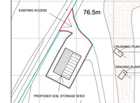 Shed for storing top soil allowed in Wye Valley