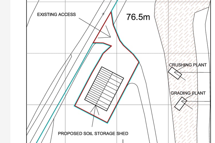 The proposed shed given planning permission