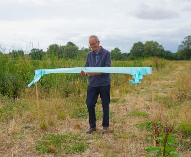 Grand Designs star opens wetlands project