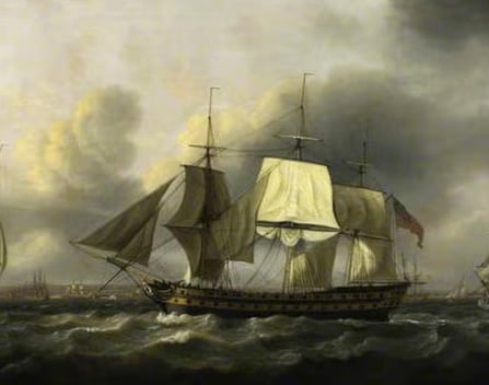 Painting of ship