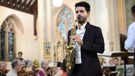 Manu Brasso with Abergavenny Symphony Orchestra