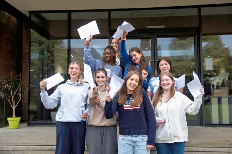 Haberdashers students celebrate an excellent set of results