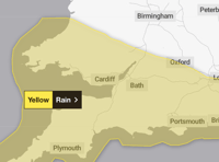 Video: Yellow weather warning issued over Monmouthshire