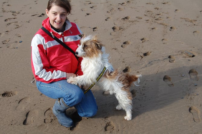 Clara is running the Cardiff Half Marathon to raise money for Dogs Trust in memory of her rescue dog, Flynn