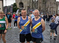 Spirit duo storm the castle in half marathon