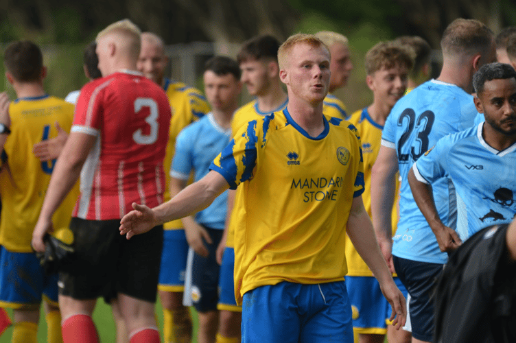 Handshakes all round after the Kingfishers big cup win