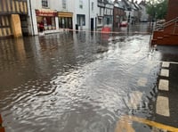 Town underwater for the third time this year