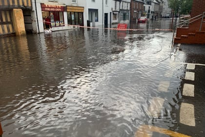 Town underwater for the third time this year