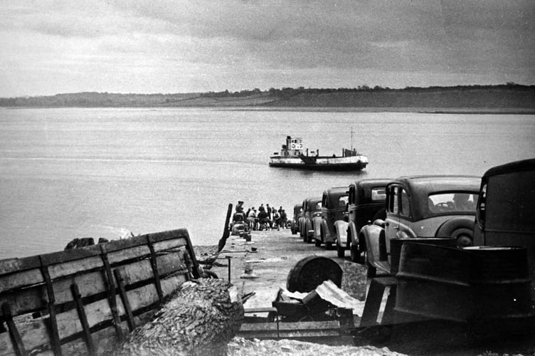 Waiting to board the Severn ferry