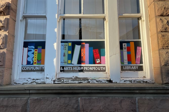 The new art at the town library