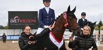 Horse rider Bryony scores British Dressage hat-trick 