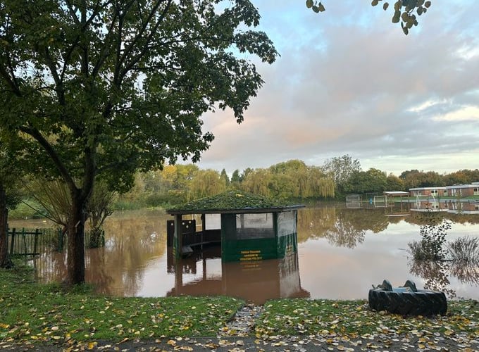 Osbaston School is flooded and has closed today