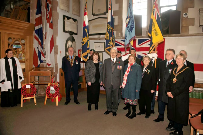 Elaine Colbourne is stood on the right of Toby Elliot