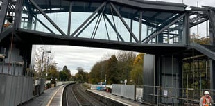 Sneak peak at £8.6m county station 'Beacon' footbridge