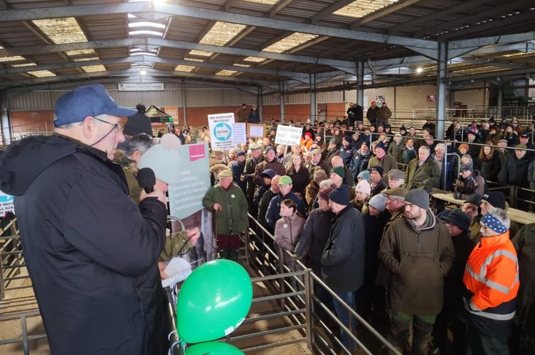 Farmers protest