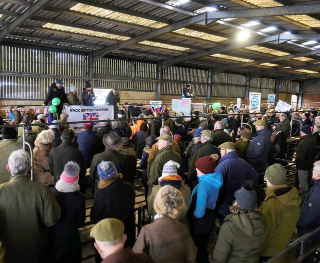 Farmers rally against the tax on family farms