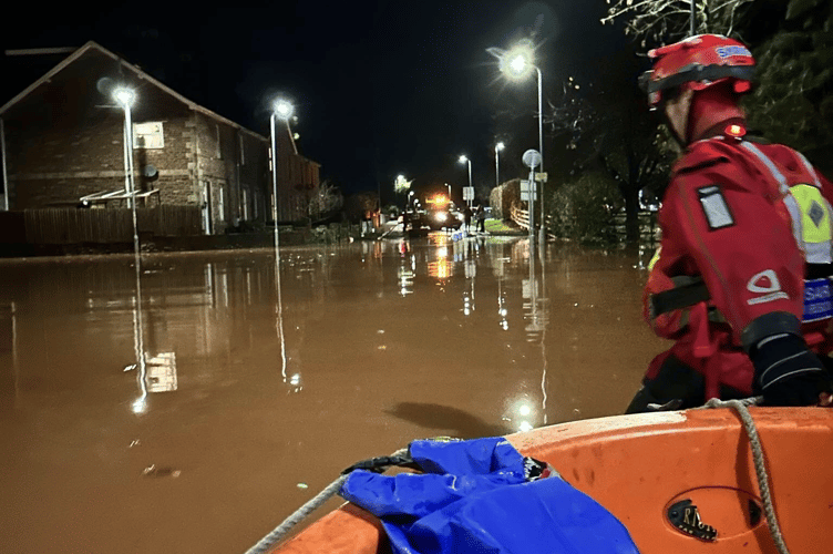 Rescue teams at the Rockfield Road and Watery Lane junction