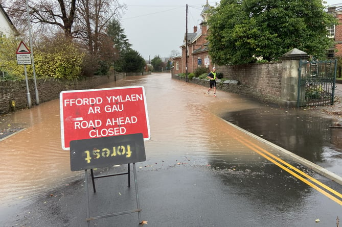 Wonastow road flooding meant only way out was Goldwire Lane