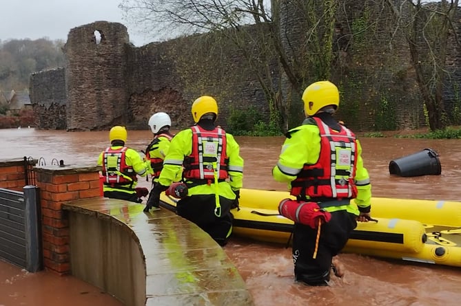 Emergency services deploy to Skenfrith following a 'threat to life' alert