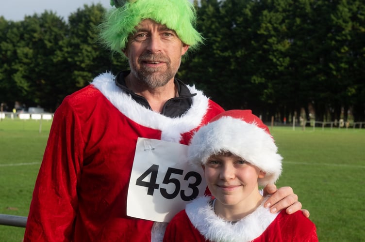 Paul Firth and his son