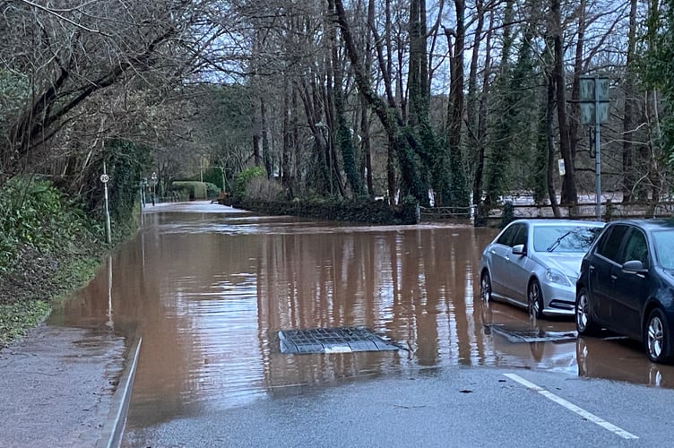 Osbaston Road is under water again