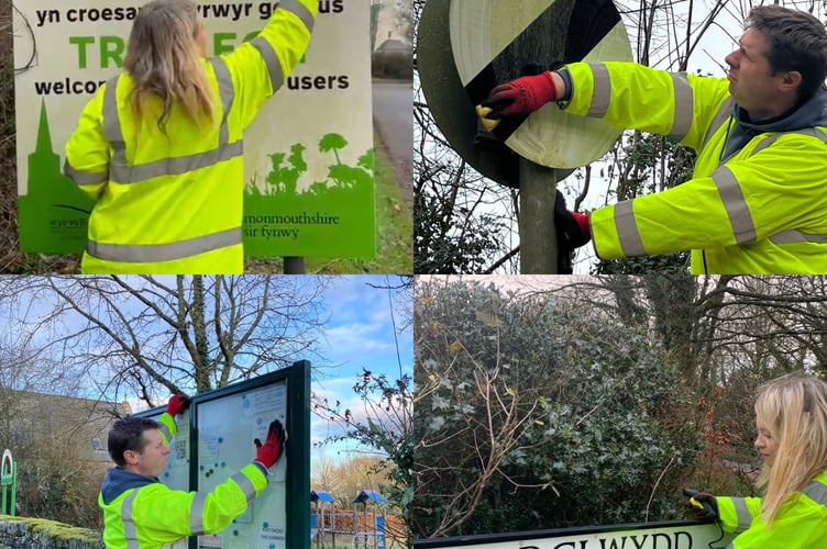 Road signs get a spring clean