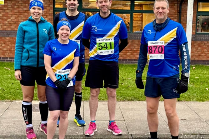 Spirit runners took on the Lliswerry 8 on Sunday