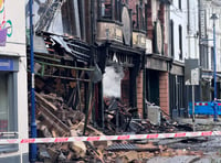 Cause of devastating town centre blaze cannot be investigated
