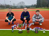 Youngsters prove a hit as tennis club opens new courts